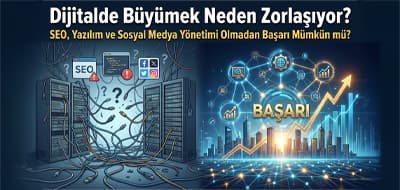 Dijitalde Büyümek Neden Zorlaşıyor? SEO, Yazılım ve Sosyal Medya Yönetimi Olmadan Başarı Mümkün mü?