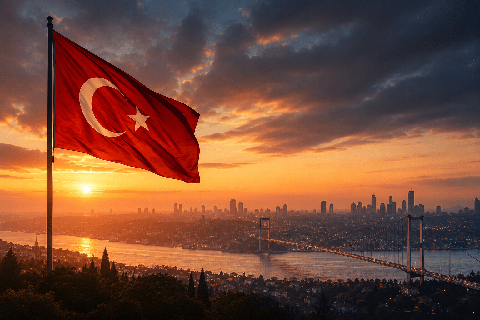 Siber güvenlik, veri koruma ve güvenli dijital altyapıyı temsil eden modern teknoloji merkezi