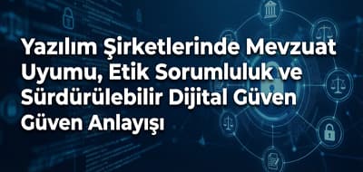 Yazılım Şirketlerinde Mevzuat Uyumu, Etik Sorumluluk ve Sürdürülebilir Dijital Güven Anlayışı